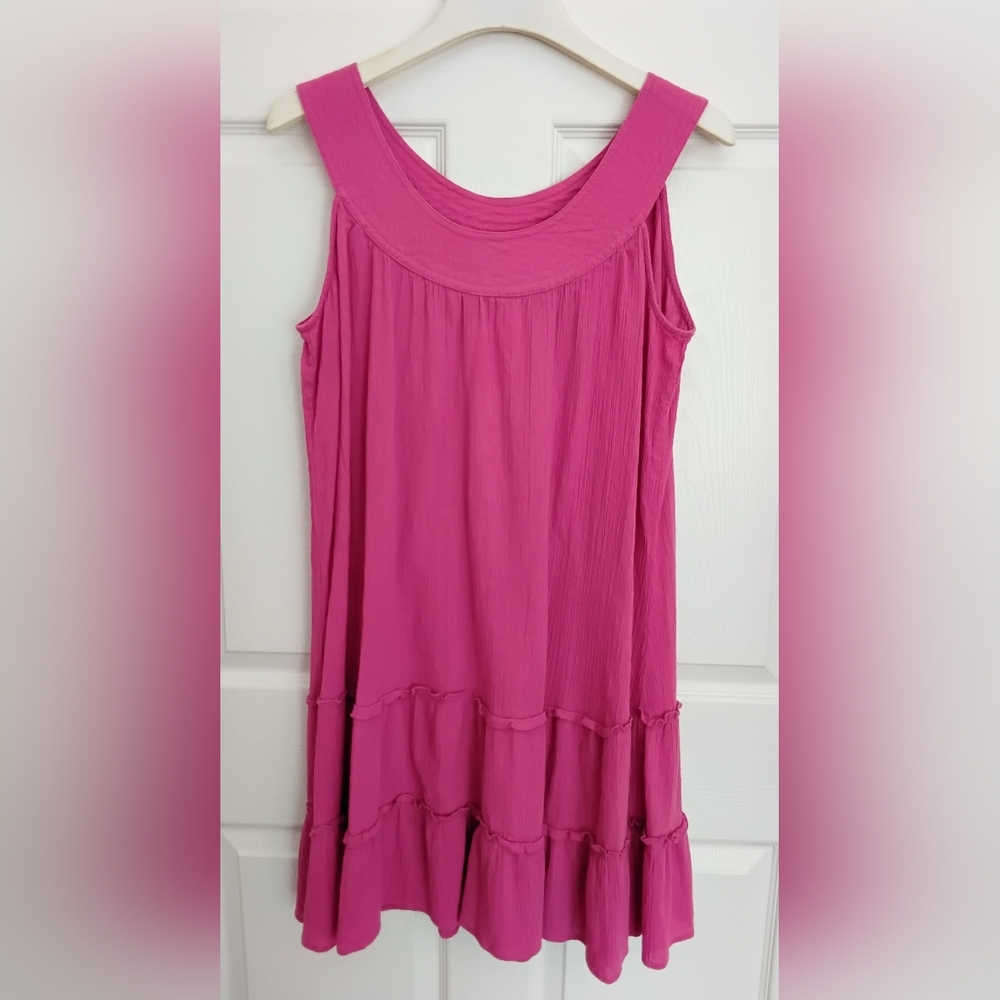Easy Essentials Pink Cotton Sundress